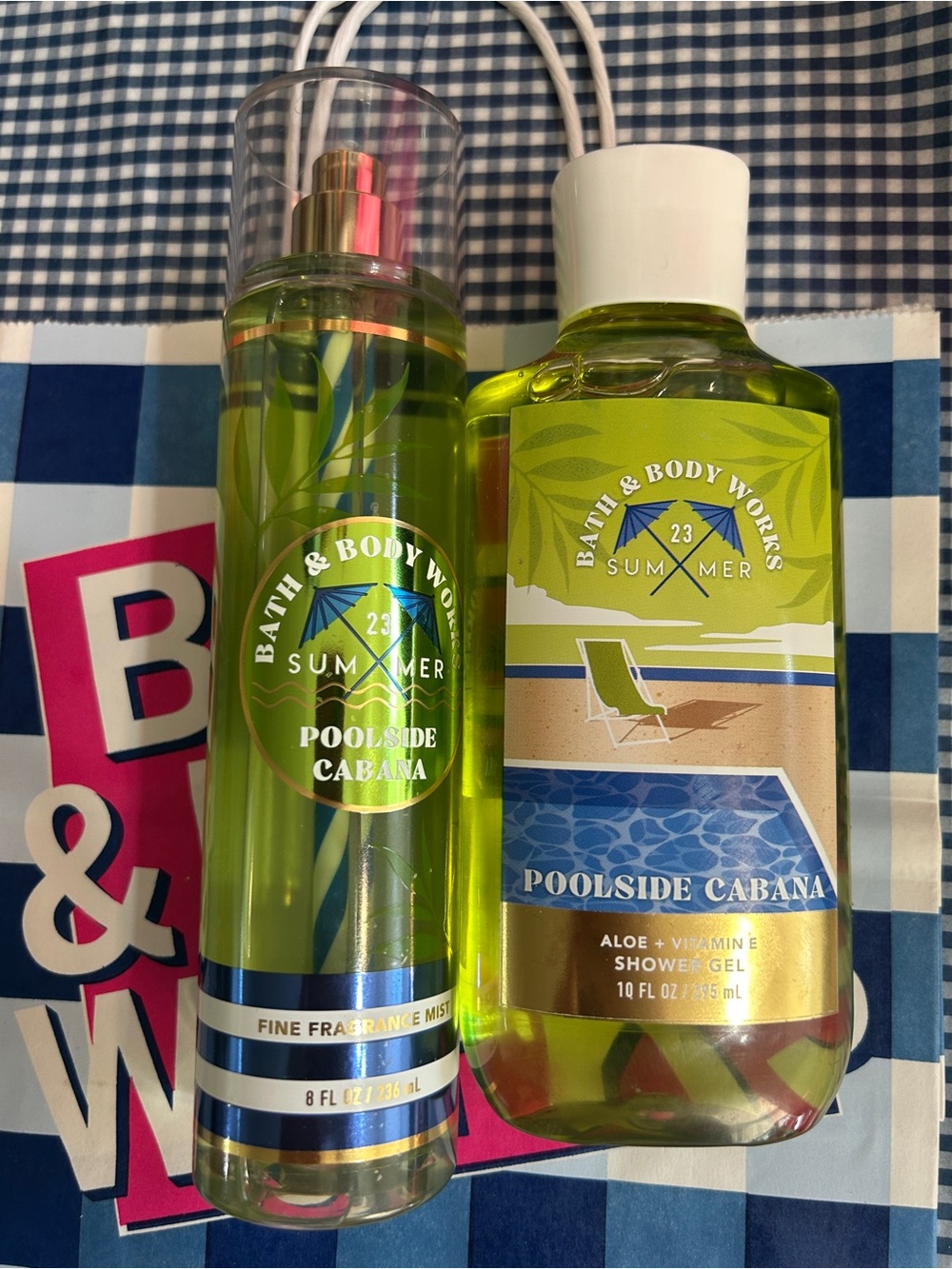 Bath & Body Works Poolside Cabana Fine Fragrance Mist & Shower Gel